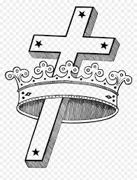 Affordable and search from millions of royalty free images, photos and vectors. Crown Line Drawing Crown And Cross Clipart Hd Png Download Vhv