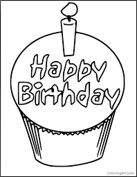 Fortunately, creating unique, easy to make birthday cards is easier than you think. Simple Birthday Card Coloring Page Coloringall
