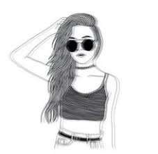 A easy drawings for girls. Sketch Girls