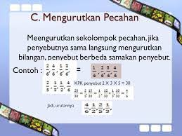 Membandingkan pecahan berarti melihat dua pecahan dan menentukan mana yang lebih besar. Menyederhanakan M