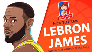 Check spelling or type a new query. Lebron James How To Draw Nba Step By Step Guide With A Coloring Page Youtube