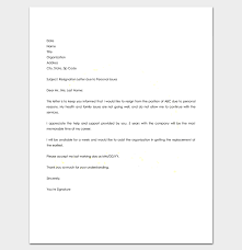 Serving a notice period is mandatory. Resignation Letter Template Format Sample Letters With Tips