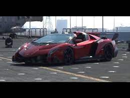 The car is very low, has low roof and stability is provided with the very wide base platform. Lamborghini Veneno Roadster Price 4 5 Million Top Speed 221 Mph Hd Commercial 2014 Carjam Tv Hd Youtube