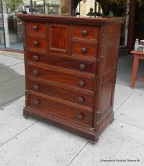 Very Fine Victorian Era Antique Mahogany Side Lock Chest Of Drawers C1880 Victorian Bedroom Furniture Drawers Victorian Era