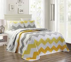 You can always rely on an excellent yellow comforter set when it comes to chilly winter days. Turquoise Blue Yellow Grey 5 Piece Oversize Chevron Zigzag Designer Nautical Anchor Comforter Set Twin Size Bedding With Decorative Pillows