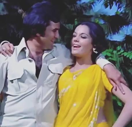 Guess the #Movie 🎬 🤔 #RajeshKhanna #Mumtaz chemistry was great on screen  #DilSe ❤️💙 #LoveDilSe 💙❤️