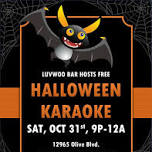 Halloween Karaoke at Luvwoo Bar (FREE)