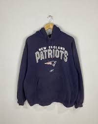 New England Outerwear × Reebok × Vintage Vintage New England Patriots  Reebok Hoodies | Grailed