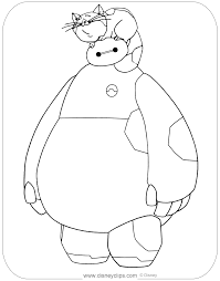 Whenever baymax gets some spare time from nursing, he plays soccer. Big Hero 6 Coloring Pages Disneyclips Com