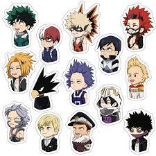 my hero academia boys anime printables anime stickers anime chibi