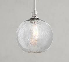 Custom Mercury Glass Globe Pole Pendant Pottery Barn