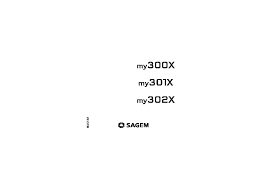 SAGEM MY300X 301X 302X HASZNALATI ...
