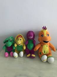 Why do barney and baby bop lack fingers but bj and riff do? Barney Riff Plush Cheap Online