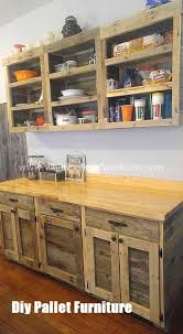Diy Reclaimed Wood Furniture Pallet To Furniture Top Cool Diy Diy Pallet Furniture Pallet Kitchen Cabinets Pallet Kitchen