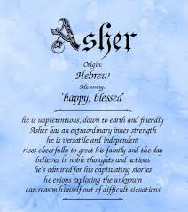 Meaning Of The Name Asher Names With Meaning Meant To Be Names