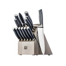 This product weighs 8.5 pounds and has 14.5×8×7.7 inches in package dimensions. Henckels Forged Graphite 15pc Knife Block Set Target