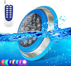 Amazon Com Cnbrighter Led Underwater Swimming Pool Lights 54w Rgb Color Changing 12v Ac 20ft Cord Wall Surface Mounted Ip68 Waterproof Stainless Steel With Remote Controller 20ft Cord Garden Outdoor