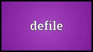 Defile Meaning - YouTube