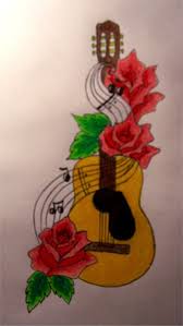 Guitar And Roses Tattoo Bing Images Music Guitar Tattoo Rose Tattoos Tattoos