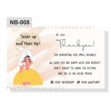 Kartu ucapan selamat ulang tahun. Harga Thank You Card Olshop Terbaru Juli 2021 Biggo Indonesia