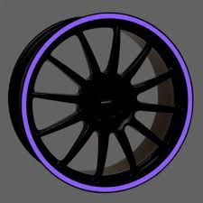Black And Purple Car Rims Amazon Com 16 To 19 Inch Reflective Motorcycle Scooter Car Amp Truck Wheel Rim Trim Tape Stripes 1 2 Inch Or 12 5mm Wi Wheel Rims Purple Car Truck Wheels