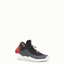 4.4 out of 5 stars 3,222. Fendi High Tops In Black Technical Knit Fabric Sneakers Footwear Shoes