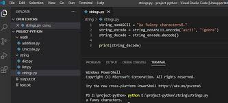Based on this program we will also develop a python program to print all alphabet from ascii value. Remove Unicode Characters In Python Python Guides