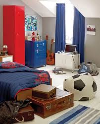Cool And Trendy Sports Themed Kids Room Decors Cool White Attic Sports Themed Kids Room With Ball Shap Cool Bedrooms For Boys Boys Room Design Cool Boys Room