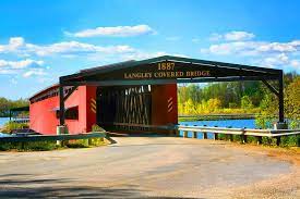 Maybe you would like to learn more about one of these? Langley Covered Bridge Michigan Photograph By Pat Cook