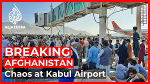The german military uses tashkent as a hub for its air bridge to kabul. Chaos At Kabul Airport As Afghans Try To Flee