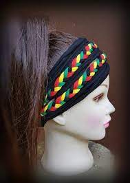 Rasta Headband Jamaica Headband Reggae Marley Headband Rastafari Hat Rasta Rasta Reggae Festival Rastafarian