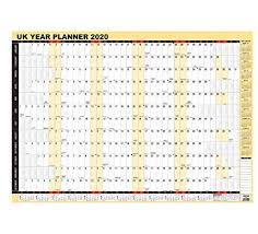 2020 Year Wall Planner Laminated Yearly Wall Planner Calendar By Arpan A1 2020