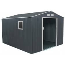 Abris de jardin en métal : Abri Avec Appentis 260cm Muhlendorf 4 En Bois Brut Karibu
