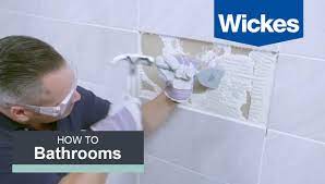 Here are some few tips for bathroom tile cleaning: How To Remove And Replace Tiles With Wickes Youtube