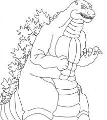 Godzilla is a japanese movie monster that looks like a drawing godzilla. Get This Easy Godzilla Coloring Pages For Preschoolers Xon4i