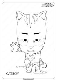 Catboy and gekko coloring pages, catboy car coloring pages, catboy cat car coloring pages. Free Printable Pj Masks Catboy Coloring Pages