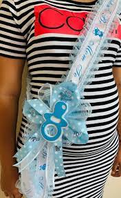 Baby Shower Mom To Be It S A Boy Sash Pacifier Blue Ribbon Corsage Baby Shower In 2021 Baby Shower Ribbon Baby Shower Corsage Baby Shower Sash