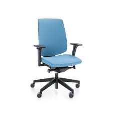 Armrests can cause an inconvenience if they block the chair from going under a desk. Lightup Modern Design Ergonomic Office Chair With Adjustable Arms Light Blue Hunt Office Ireland