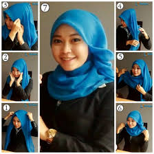 Image result for tutorial hijab