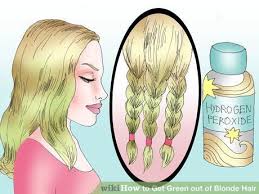 How To Get Green Out Of Blonde Hair Chlorine Green Hair Blonde Hair Turned Green Green Hair Dye