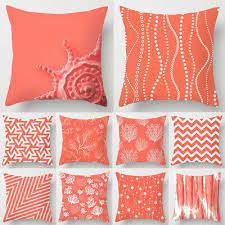 Are you searching for coral sofa png images or vector? Modern Coral Pillow Case Sofa Car Throw Cushion Cover Home Living Room Decor Ebay Coral Pillows Throw Cushion Covers Throw Cushions