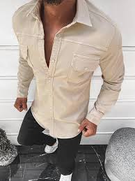 Ladenzeile.de has been visited by 10k+ users in the past month Herren Jeanshemd Beige Ozonee O 5812 Ozonee