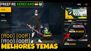 Rewards or codes free fire garena gives them through their social networks like instagram or facebook and also through youtubers, streamers and influencers. Melhores Codigos Para Assinatura De Perfil Do Free Fire Temas De Influenciador Regedit