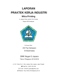 Cara setting laporan pkl multimedia pada ms. Contoh Laporan Pkl Smk Multimedia Di Percetakan Nusagates