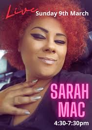 Last minute addition to our weekend... First time in a while we have had a  Sunday singer ;) 😜 Join us for the return of the fabulous Sarah McFarlane...  This is a