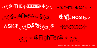 Download free fire fonts at urbanfonts.com our site carries over 30,000 pc fonts and mac fonts. áˆ Free Fire Stylish Name 999 Nickname Design Symbols Fonts