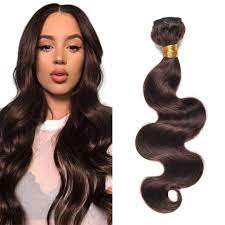 Ombre and balayage hairstyles are still very much popular and trendy. Amazon Com Feel Me Brazilian Hair Weave Bundles Color 2 Dark Brown Brazilian Body Wave Human Hair Bundles Unprocessed Brazilian Virgin Wavy Hair Extension 1 Bundle 10 Inch Beauty