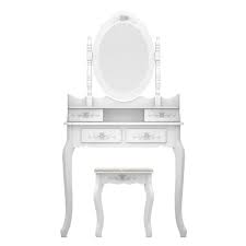 Styles of bathroom vanities as far as size and style go, your options are limitless. Clearance Makeup Vanity Set Urhomepro Heavy Duty Makeup Dressing Table With Oval Mirror Stool And 4 Drawers Vanity Table For Bedroom Bathroom Closet Makeup Desk For Women Girls Kids White W199 Walmart Com