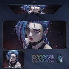 Arcane Jinx Mouse Pad Non-Slip Desk Anime Mat Rubber Base Gaming Mouse Pads  For Office Home 23.6x11.8x0.2 inches Jinx 1 : Amazon.nl: Electronics & Photo