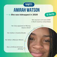 Where is Amirah Watson from 'Missing: Dead or Alive' today?